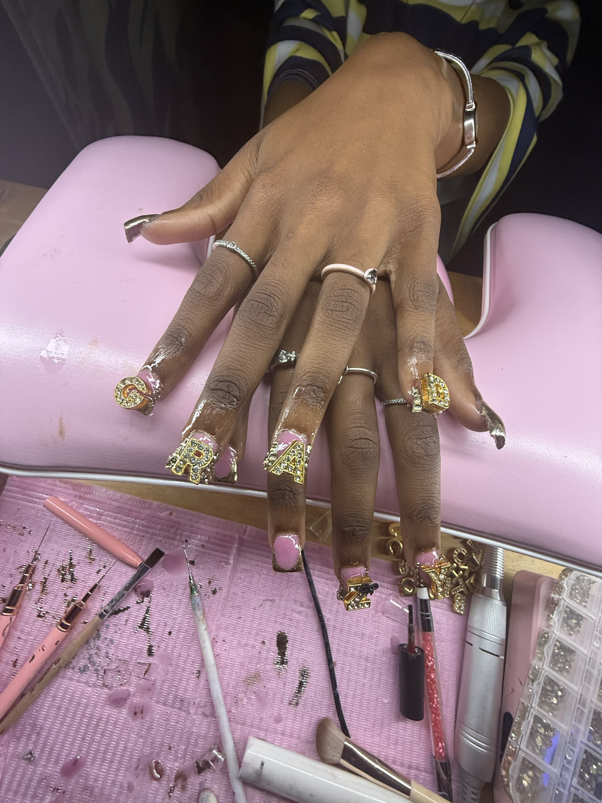 Detailed nail art set by Iced my Laina